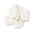 アナ スイ・ミニ(ANNA SUI mini)の合皮リボンファーマフラー アイボリー(104)