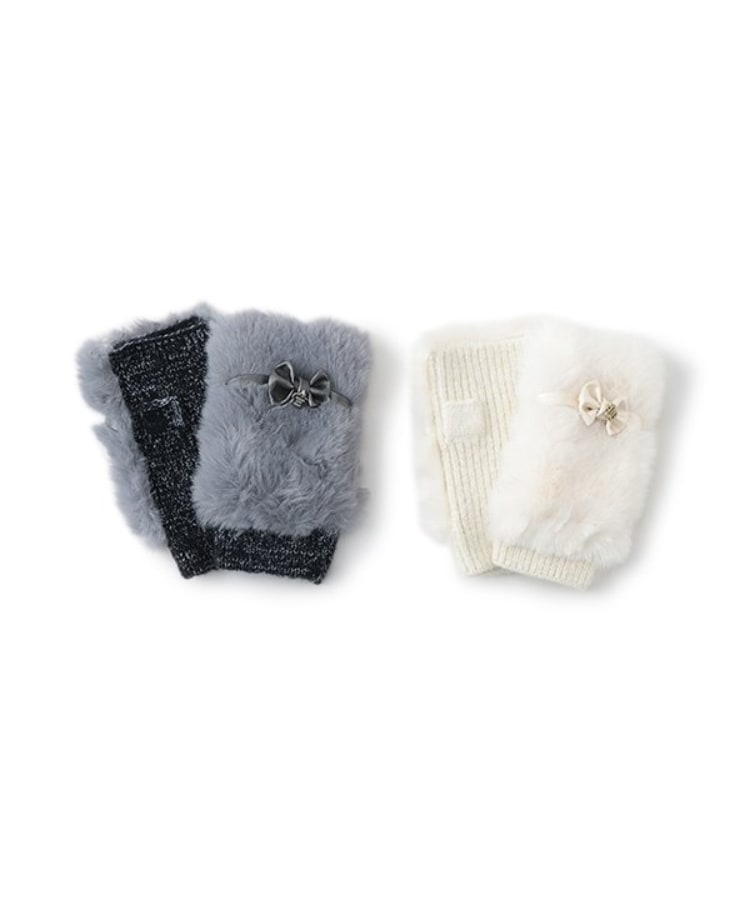 アナ スイ・ミニ(ANNA SUI mini)のリボンファー手袋3