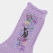 アナ スイ・ミニ(ANNA SUI mini)の花とネコクルーソックス1