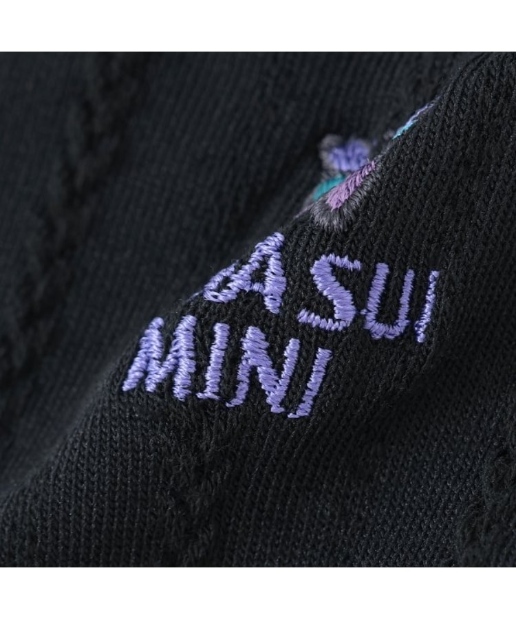 アナ スイ・ミニ(ANNA SUI mini)の蝶刺しゅう長めクルーソックス3