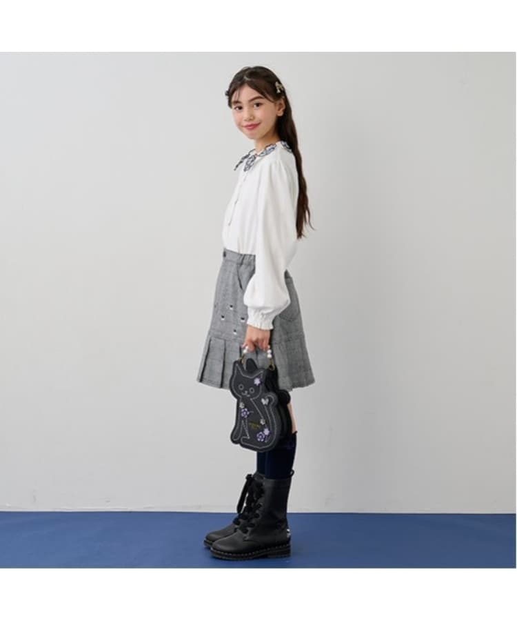 アナ スイ・ミニ(ANNA SUI mini)の【あったか裏微起毛】グレンチェックスカパン18