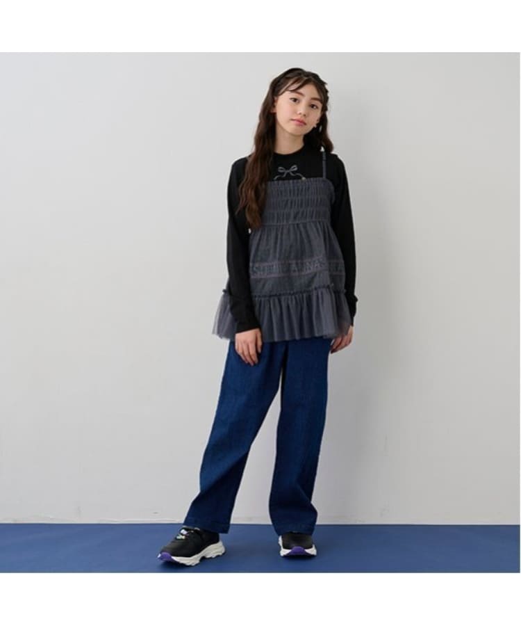 あったか】トップス・チュールビスチェセット(Tシャツ あったか】トップス・チュールビスチェセット(Tシャツ