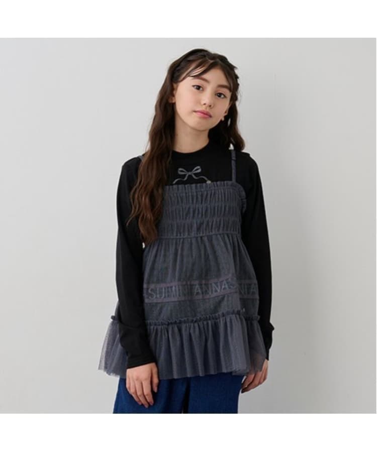 あったか】トップス・チュールビスチェセット(Tシャツ あったか】トップス・チュールビスチェセット(Tシャツ