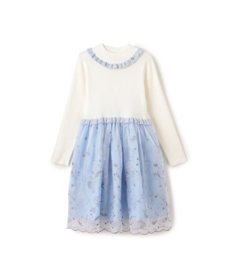 アナ スイ・ミニ(ANNA SUI mini)のニットドッキングチュールワンピース9