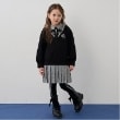 アナ スイ・ミニ(ANNA SUI mini)のグレンチェックレイヤード風ワンピース ブラック(219)