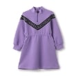 アナ スイ・ミニ(ANNA SUI mini)のロゴテープカットワンピース パープル(081)