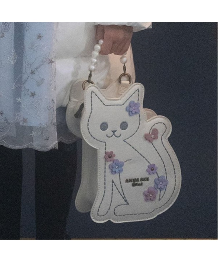 アナ スイ・ミニ(ANNA SUI mini)の【15th Anniv.】ネコ3wayバッグ オフホワイト(003)