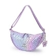 アナ スイ・ミニ(ANNA SUI mini)の蝶キルト刺しゅうハーフムーンショルダー ラベンダー(080)