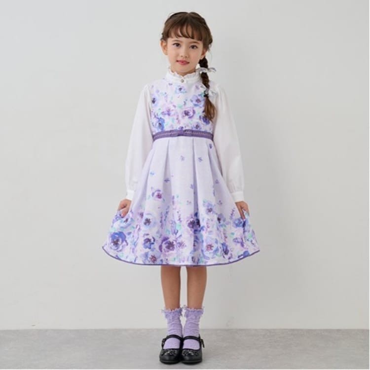 セレモニー】水彩花柄ワンピース(その他) | ANNA SUI mini セレモニー】水彩花柄ワンピース(その他) | ANNA SUI mini