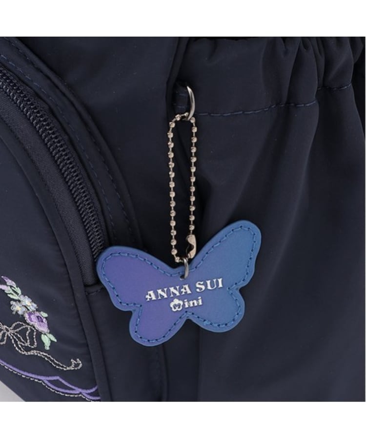 アナ スイ・ミニ(ANNA SUI mini)のお花リース刺しゅうリュック5
