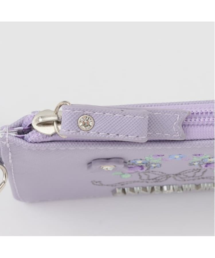 アナ スイ・ミニ(ANNA SUI mini)のお花リース刺しゅうパスケース3