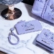 アナ スイ・ミニ(ANNA SUI mini)のお花リース刺しゅうパスケース ラベンダー(080)