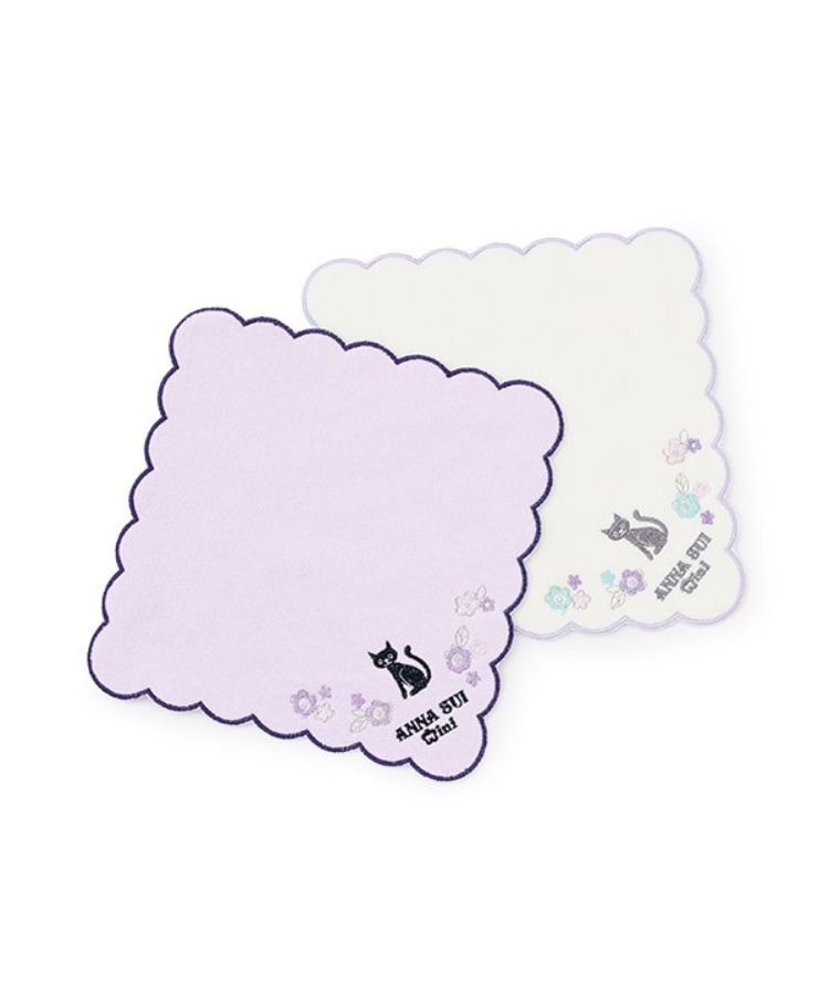 アナ スイ・ミニ(ANNA SUI mini)のネコ&花起毛パイルハンカチ5