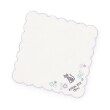 アナ スイ・ミニ(ANNA SUI mini)のネコ&花起毛パイルハンカチ ホワイト(001)