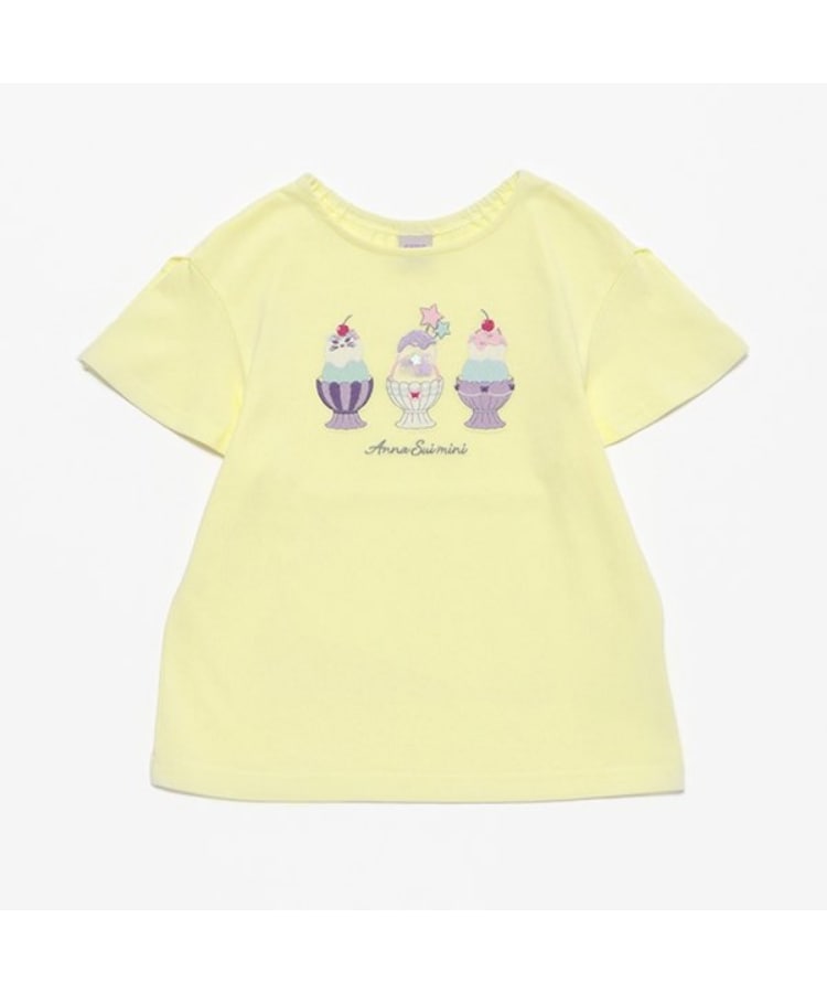 アナ スイ・ミニ(ANNA SUI mini)のアイスTシャツ ライトイエロー(130)