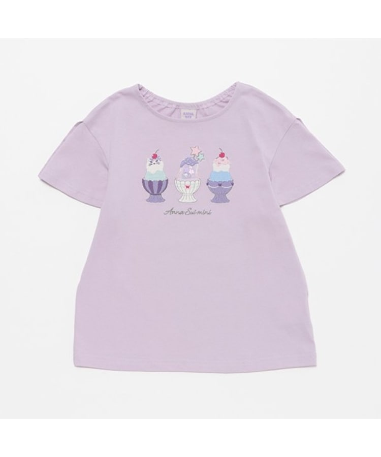 アナ スイ・ミニ(ANNA SUI mini)のアイスTシャツ ラベンダー(080)