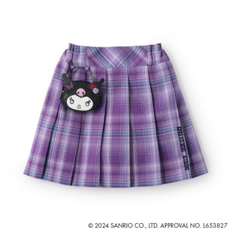 KUROMI】ポーチつきチェックスカパン(その他) | ANNA SUI mini KUROMI】ポーチつきチェックスカパン(その他) | ANNA SUI mini