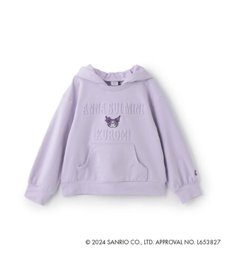 アナ スイ・ミニ(ANNA SUI mini)の【KUROMI】トレーナー ラベンダー(080)