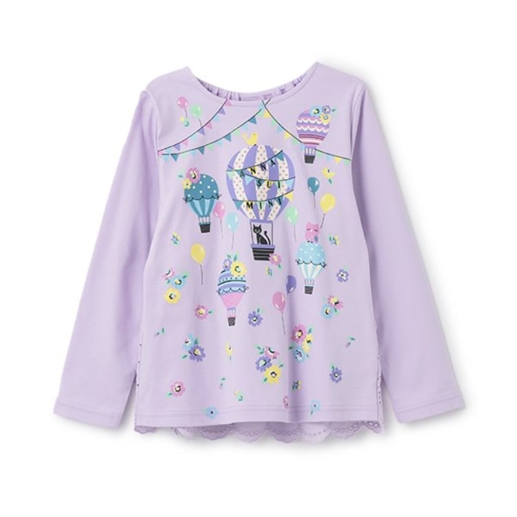 アナ スイ・ミニ(ANNA SUI mini)のネコ気球プリント長袖Ｔシャツ その他