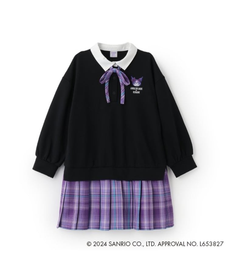 KUROMI】ドッキングワンピース(ミドルワンピース) | ANNA SUI KUROMI】ドッキングワンピース(ミドルワンピース) | ANNA SUI