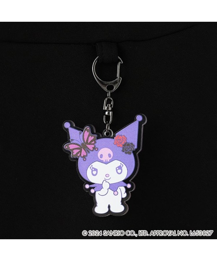 KUROMI】キーホルダーつきカットワンピース(ミドルワンピース KUROMI】キーホルダーつきカットワンピース(ミドルワンピース