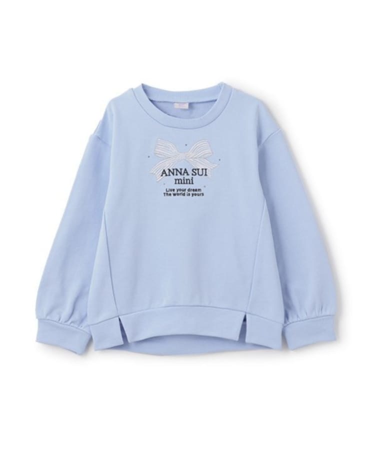 アナ スイ・ミニ(ANNA SUI mini)のリボンロゴ刺しゅうトレーナー9