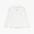 アナ スイ・ミニ(ANNA SUI mini)の★ネックレス刺しゅうボリューム袖Tシャツ オフホワイト(003)