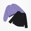 アナ スイ・ミニ(ANNA SUI mini)の★短丈トレーナー+長袖Tシャツ2