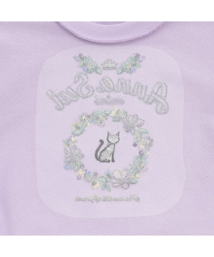 ☆ネコ刺しゅう長袖トレーナー(その他) | ANNA SUI mini(アナ ☆ネコ刺しゅう長袖トレーナー(その他) | ANNA SUI mini(アナ