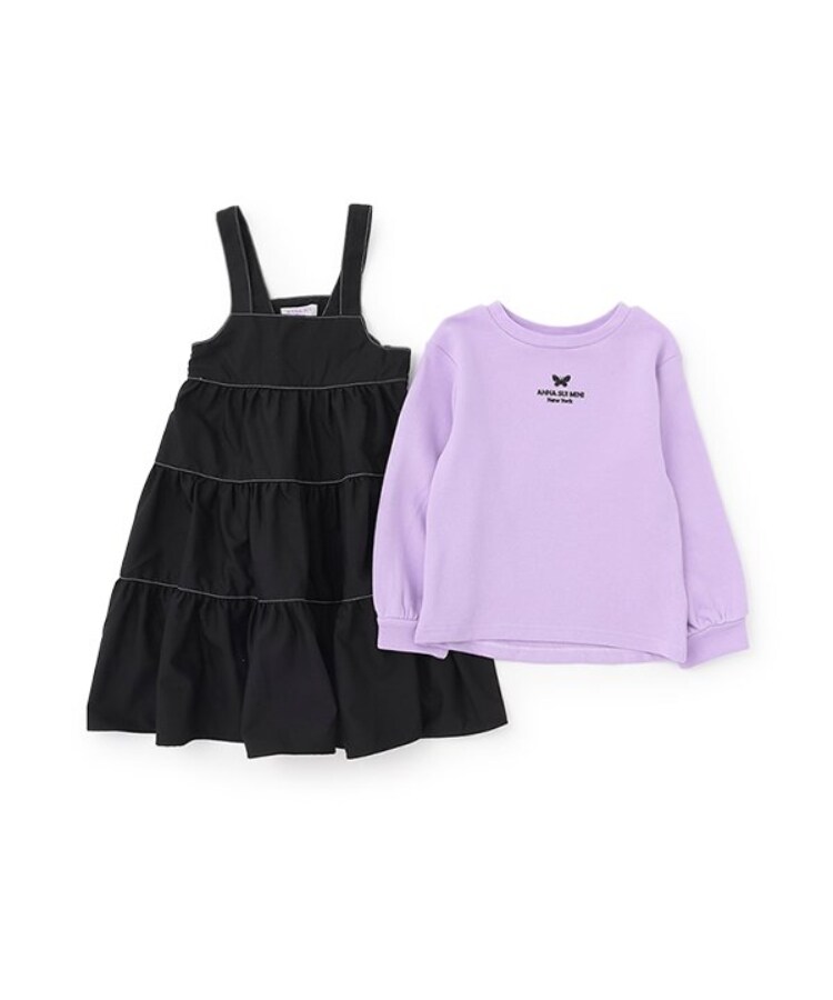 アナ スイ・ミニ(ANNA SUI mini)の★袖ボリュームトレーナー＋ジャンスカ2