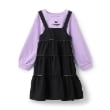 アナ スイ・ミニ(ANNA SUI mini)の★袖ボリュームトレーナー＋ジャンスカ ブラック(219)