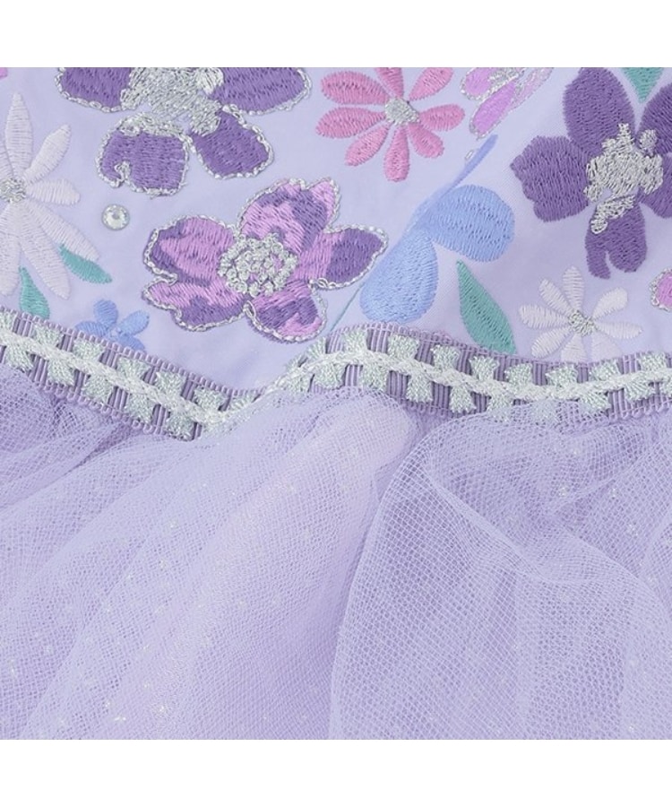 アナ スイ・ミニ(ANNA SUI mini)の【Premium】花刺しゅうティアードチュールドレス9