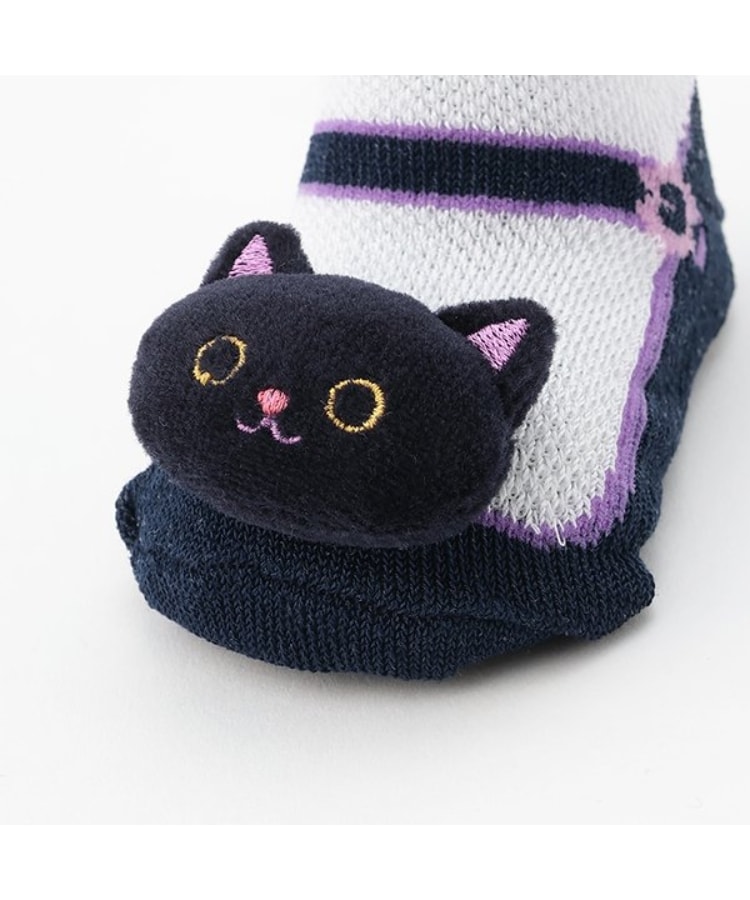 アナ スイ・ミニ(ANNA SUI mini)のネコマスコットクルーソックス6