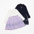 アナ スイ・ミニ(ANNA SUI mini)の星座刺しゅうチュールドッキングワンピース10
