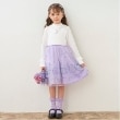 アナ スイ・ミニ(ANNA SUI mini)の星座刺しゅうチュールドッキングワンピース ラベンダー(080)