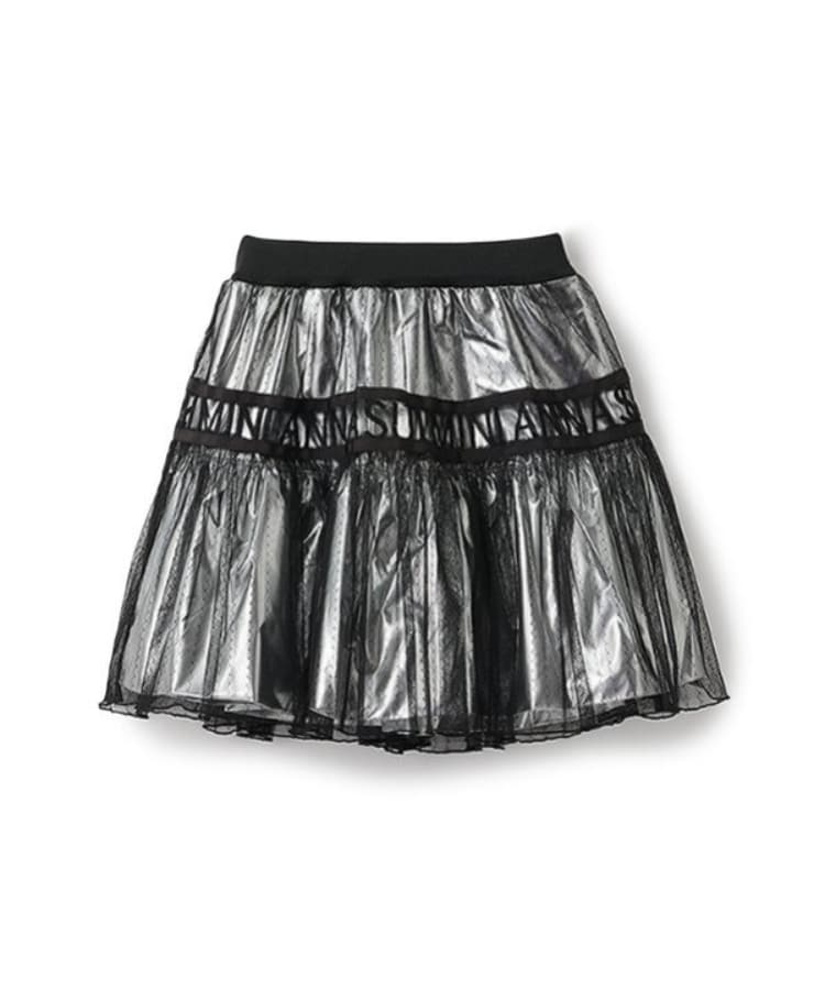 アナ スイ・ミニ(ANNA SUI mini)のチュールシルバースカート9