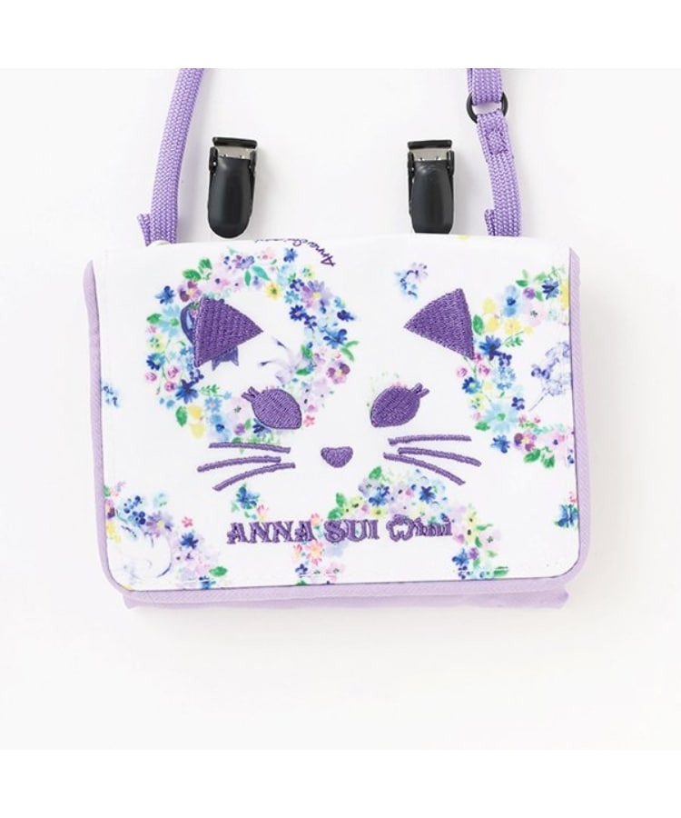 アナ スイ・ミニ(ANNA SUI mini)のフラワーリース柄移動ポケット4