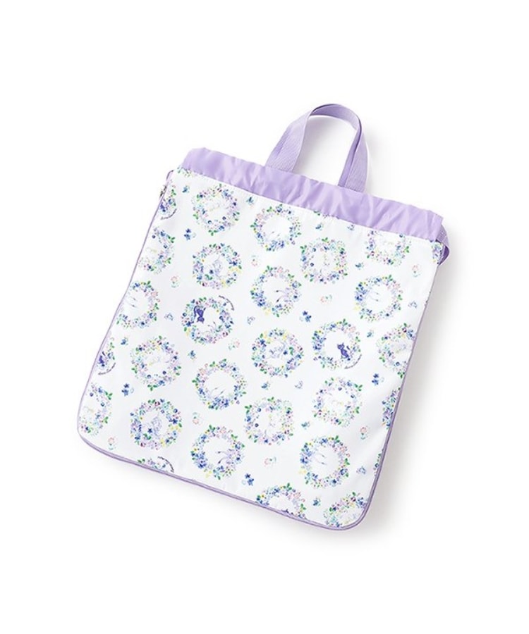 一番人気物 フラワーリース柄マチ付ナップサック（リュック） | ANNA SUI バッグ