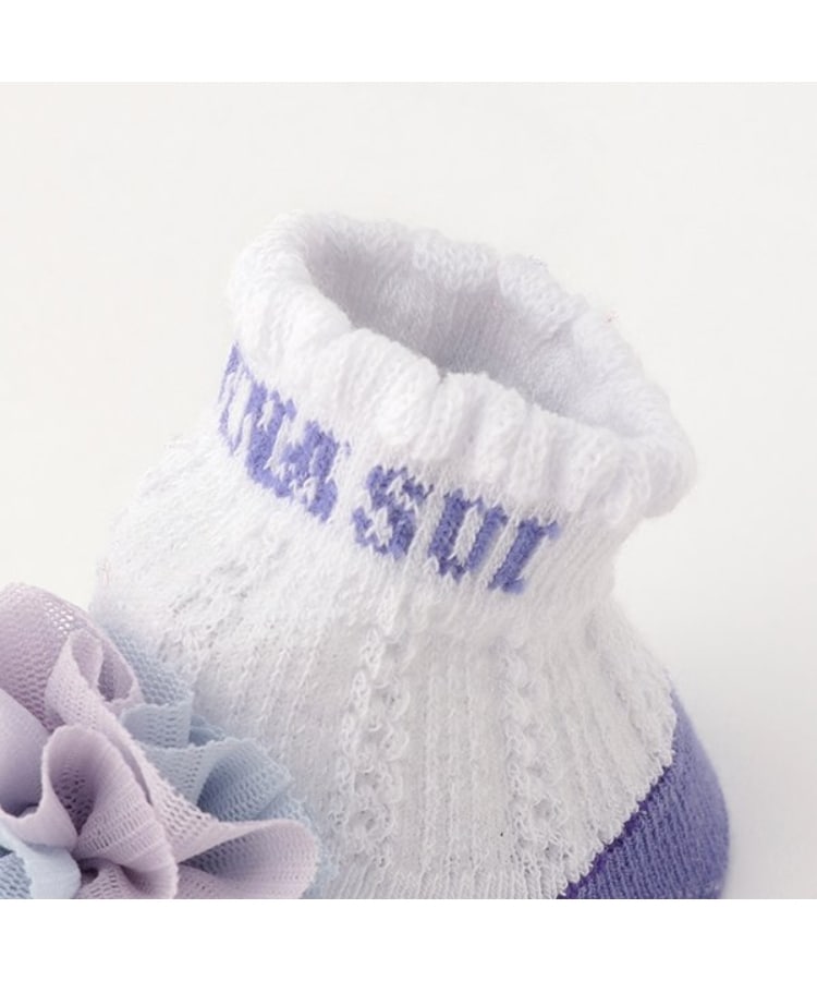 アナ スイ・ミニ(ANNA SUI mini)のチュール梵天クルーソックス4