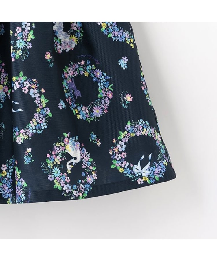 アナ スイ・ミニ(ANNA SUI mini)のフラワーリース柄布帛ワンピース4