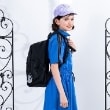 アナ スイ・ミニ(ANNA SUI mini)のチャーム付きネコリュック19ℓ24