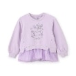 アナ スイ・ミニ(ANNA SUI mini)のユニコーン刺繍トレーナー ラベンダー(080)
