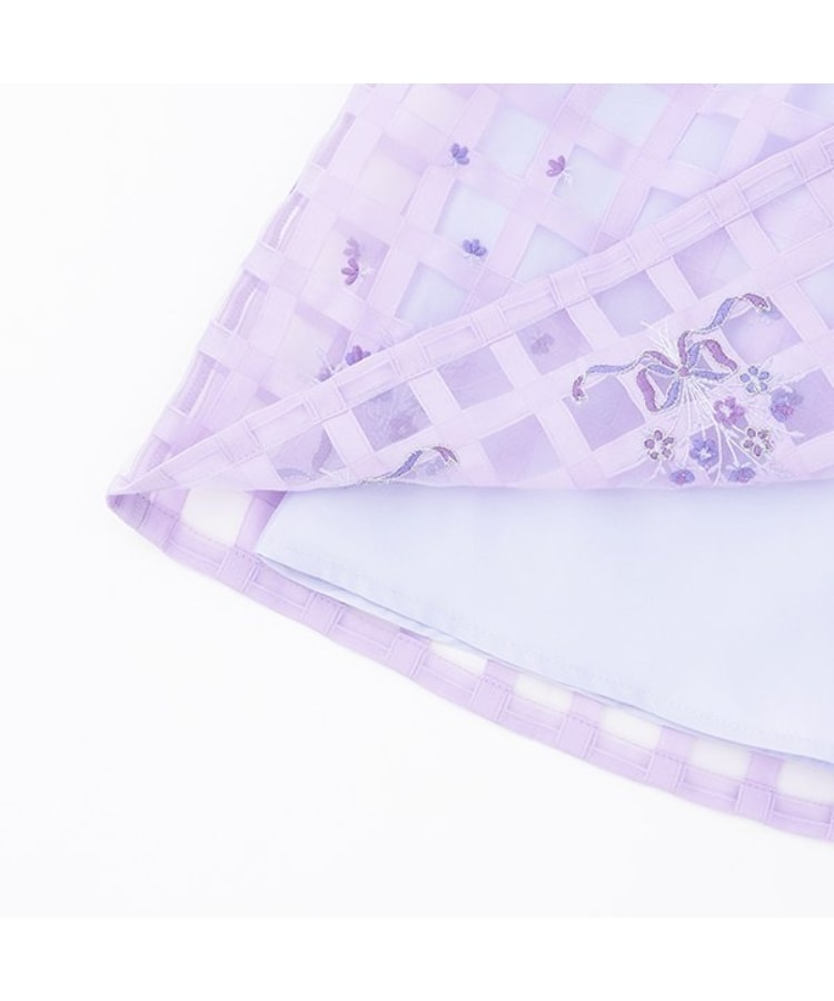 オーガンジー裾刺繍ワンピース（その他） | ANNA SUI mini（アナ