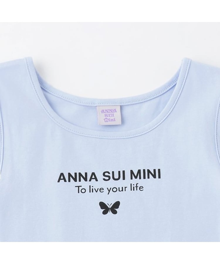 アナ スイ・ミニ(ANNA SUI mini)の【人気商品再入荷】【直営店で取り扱い無し】メッシュグラデーション半袖Tシャツ+タンクトップ7