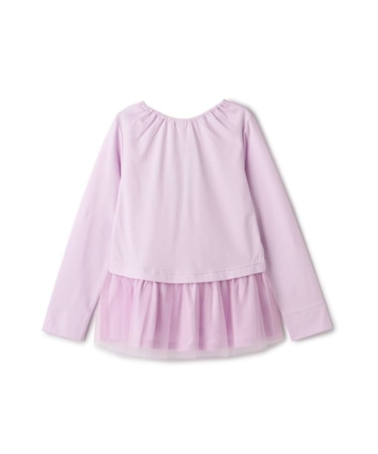 アナ スイ・ミニ(ANNA SUI mini)の裾ペプラムチュール長袖Tシャツ1