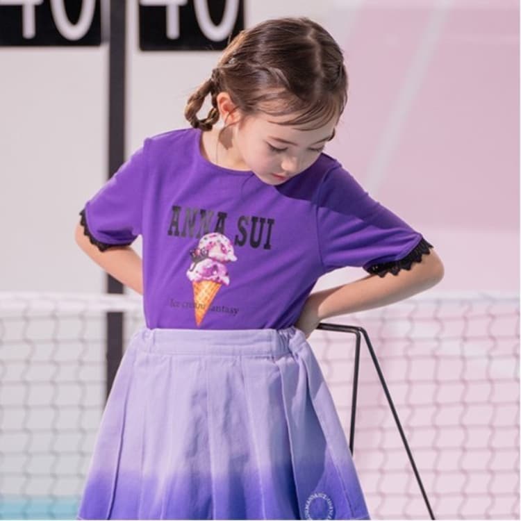 アナ スイ・ミニ(ANNA SUI mini)のTiTiアイスクリームTシャツ Ｔシャツ