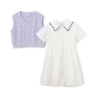 アナ スイ・ミニ(ANNA SUI mini)のニットベスト＋シャツワンピース2