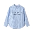 アナ スイ・ミニ(ANNA SUI mini)のロゴプリント長袖シャツ ブルー(091)