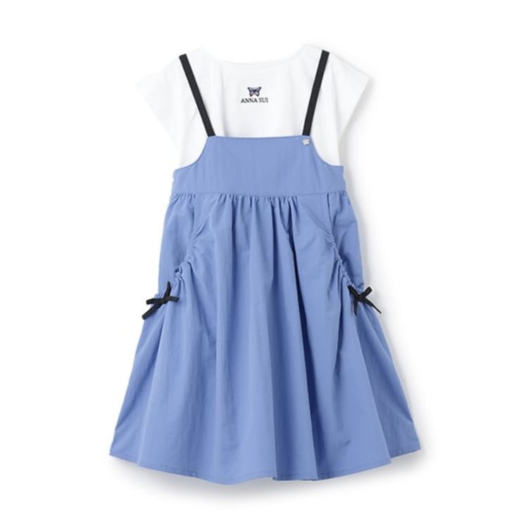 アナ スイ・ミニ(ANNA SUI mini)のギャザージャンスカ＋短丈Tシャツ ジャンスカ・サス付スカート
