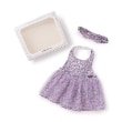 アナ スイ・ミニ(ANNA SUI mini)の【BOX付】(R)オリジナルボックスつきエプロン&ヘアバンドセット ラベンダー(080)